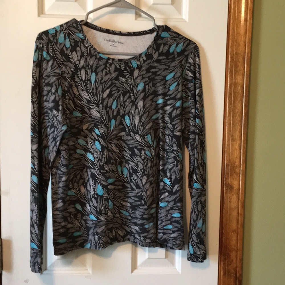 Crofts & Barrow Feathered women’s top